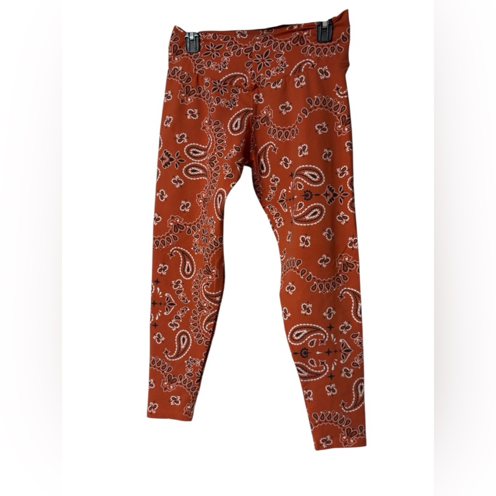 Booty by Brabants Paisley Print‎ Leggings - Orange OS